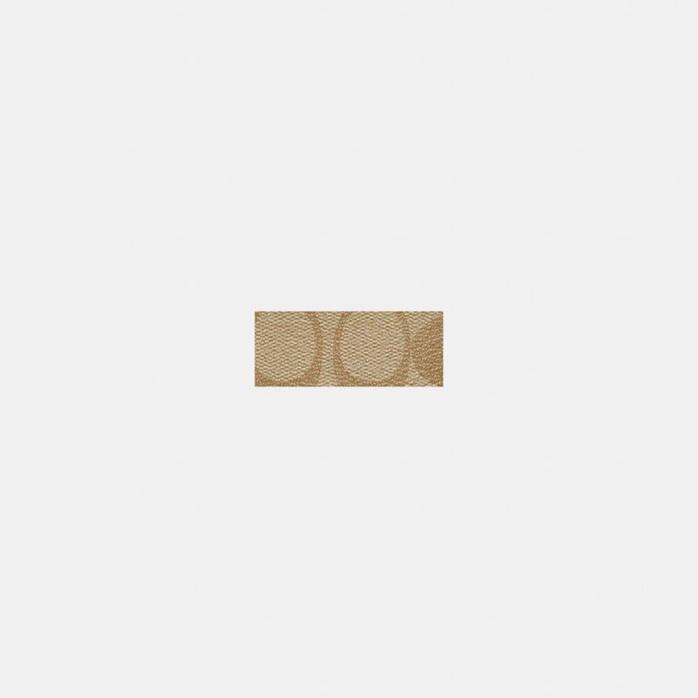 NWT Coach Outlet Mini Skinny Id Case In Signature Canvas - Picture 3 of 3